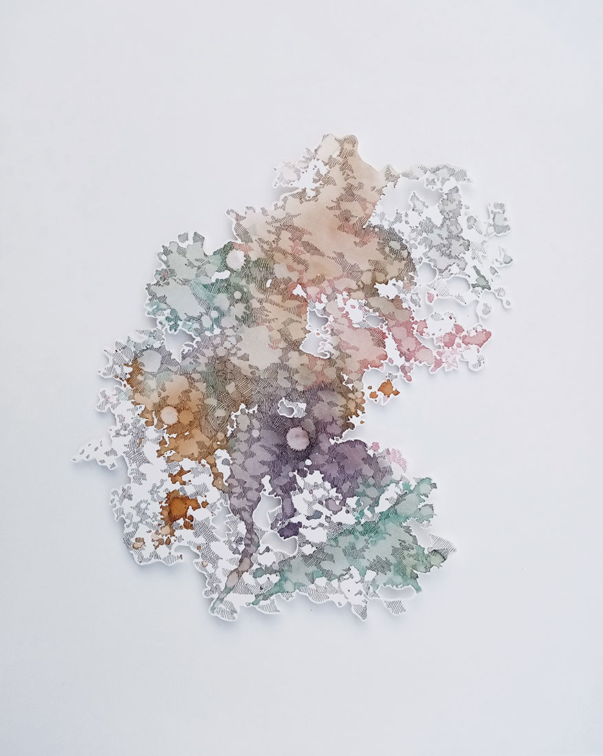 18_Polychrome Rhizome_ink on paper_50 x 40 cm_2019